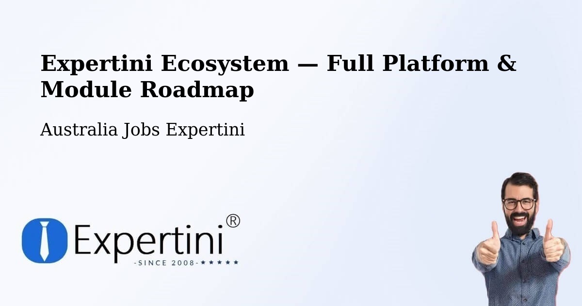 Expertini Ecosystem — Full Platform & Module Roadmap – Banyo